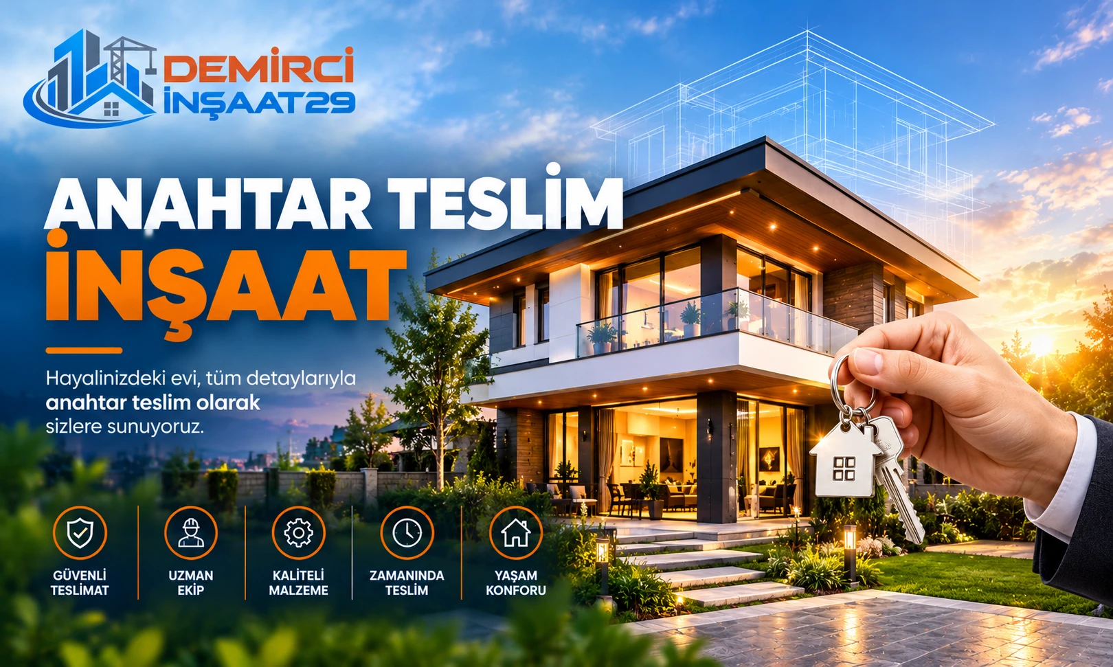 hizmet görseli: Anahtar teslim inşaat