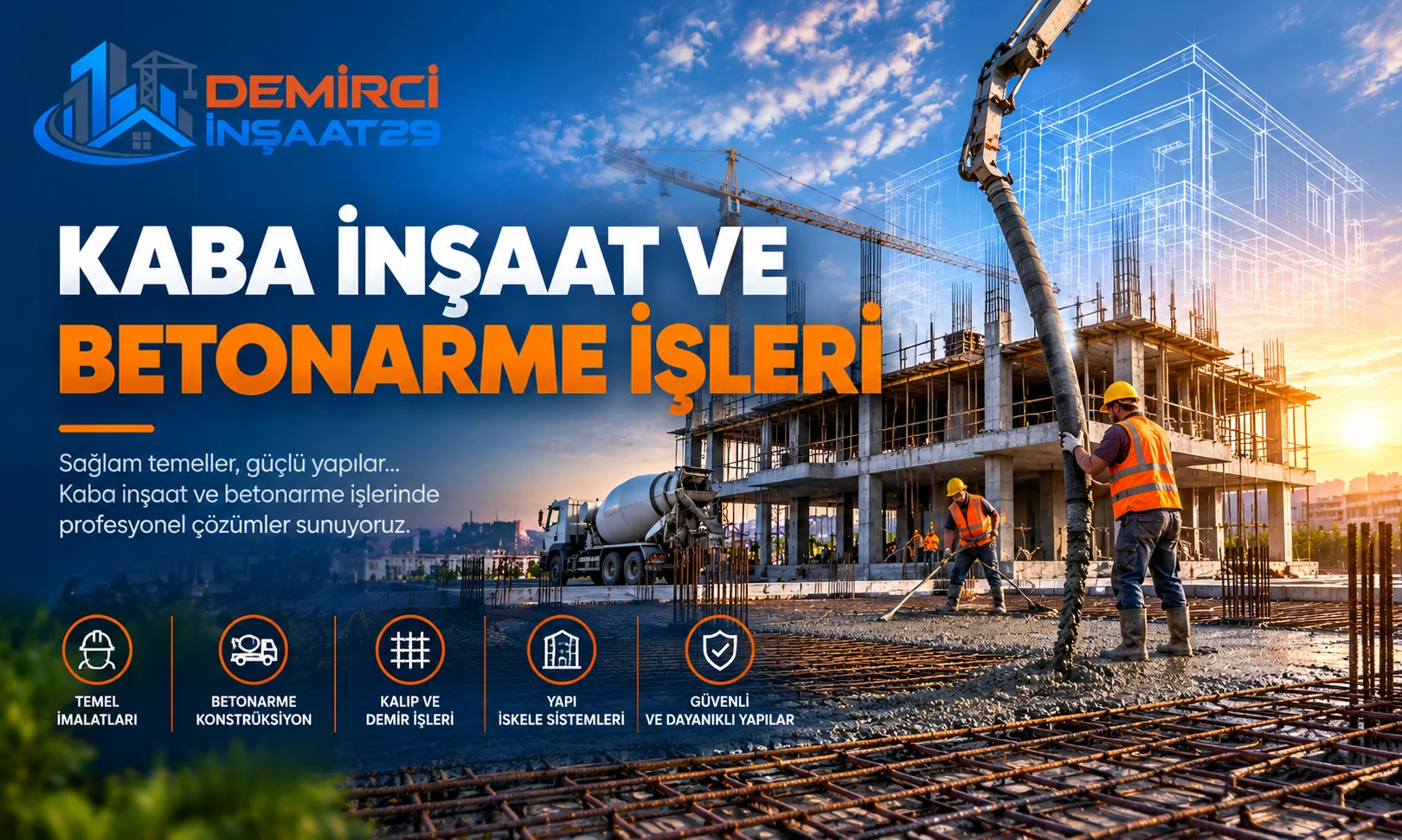 hizmet görseli: Kaba inşaat ve Betonarme