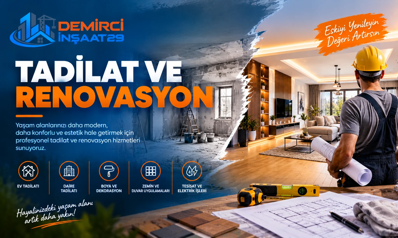 hizmet görseli: Tadilat ve Renovasyon