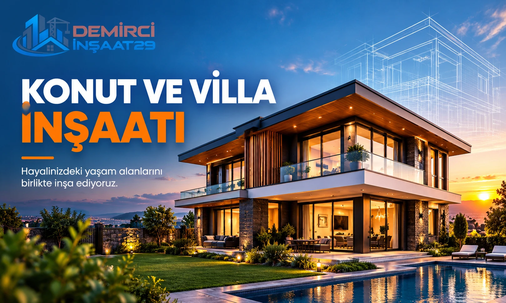 hizmet görseli: Konut ve Villa İnşaatı